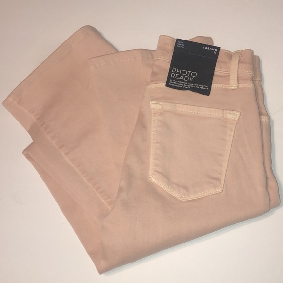 J Brand Denim - J BRAND Slim Bootcut in Blush pink stretchy high waist high rise NWT Sz 24